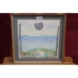 Michael Chase (1915 - 2001), watercolour - Messenian Sun, signed and dated '88, in glazed frame,