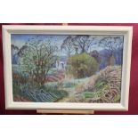 Ernest Constable (Con) (mid-20th century), oil on canvas - 'The Vegetable Patch', signed - 'Con',