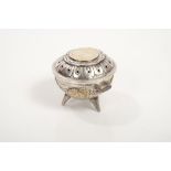 Late 18th / early 19th century Scandinavian silver censor of globular form,