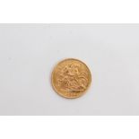 G.B. gold Half Sovereign George V - 1915.