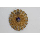 Edwardian Officers' South Lancashire Regiment gilt,