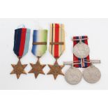 Group of Second World War medals - comprising 1939 - 1945 Star,