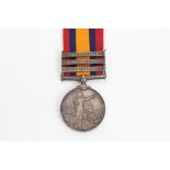 Queen's South Africa medal with three clasps - Transvaal, Orange Free State and Cape Colony,