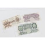 G.B. banknotes - to include Third Bradbury Issue 1917 One Pound. Prefix D83.