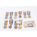 Six First World War pairs - comprising War and Victory medals, named to 201375. PTE. A. Dudley. E.