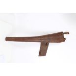 Scarce Boer / First World War Westley Richards leather cavalry carbine saddle holster - marked on