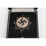 Rare Nazi - 'German War Cross' / War Order of the German Cross decoration, silver type,
