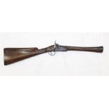 Early 19th century percussion Blunderbuss (converted from flintlock), with flared barrel,