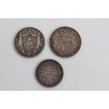 G.B. mixed silver coinage - to include Half Crowns George IV 1820. AVF, William IV 1836.