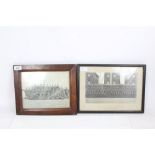 Framed First World War photograph of members of The Royal Artillery, by L.