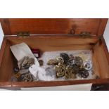 One box of various British Military cap badges - some reproductions noted, together with R.A.F.