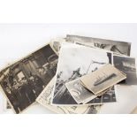 Large collection of Second World War official press photographs - including aircraft, boats,