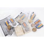 Six First World War pairs - comprising War and Victory medals, named to 40440 PTE. A. White.