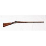 Good quality mid-19th century percussion 10 bore sporting gun, by T.