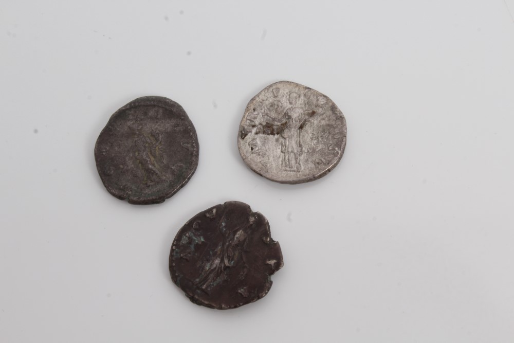 Ancients - Roman silver Denarius - to include Faustina Senior c. 141 AD, Hadrian c. - Image 2 of 2
