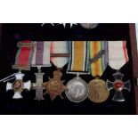 Fine Great War D.S.O., M.C. group of six awarded to Lt.