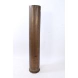 Large brass British Military shell, dated 1980, 78.
