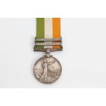 King's South Africa medal with two clasps - South Africa 1902 and South Africa 1901,