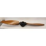 Large Second World War Avro Anson Aircraft propeller - as originally fitted to the Armstrong