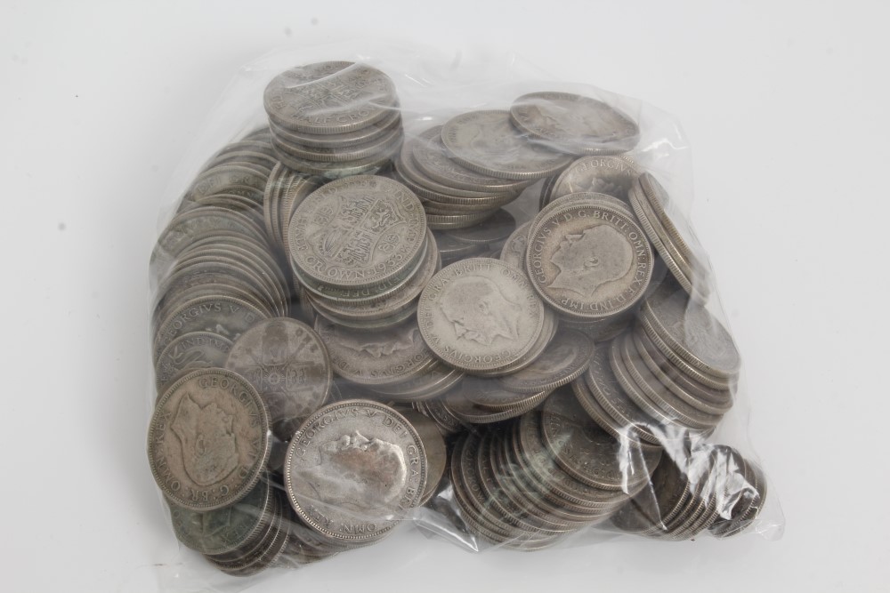 G.B. mixed pre-1947 silver coinage (face value £15.