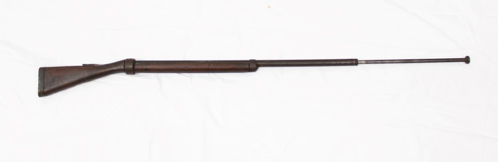 Scarce First World War British bayonet practice rifle with sprung end