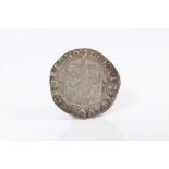G.B. Charles I Shilling, group B, second bust, m/m Cross Cavalry 1625 - 1626 (Spink Ref: 2784).