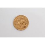 G.B. gold Sovereign George V 1913.