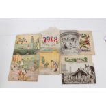 Group of First World War silk postcards,