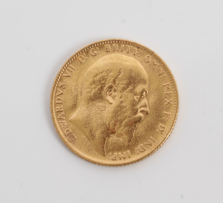 G.B. gold Sovereign Edward VII - 1902. - Image 2 of 2