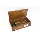 Late 19th / early 20th century musical box with Swiss movement and mahogany veneered case, 18.