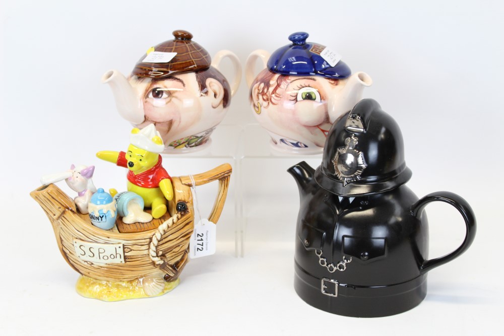 Novelty limited edition Cardew teapot - Captain Pooh no.