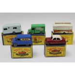 Matchbox Moko Lesney boxed selection - no. 74 Mobile Canteen, no. 22 Vauxhall Cresta, no.