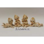 Dolls - selection of small and miniature dolls, three dolls with pin joints,