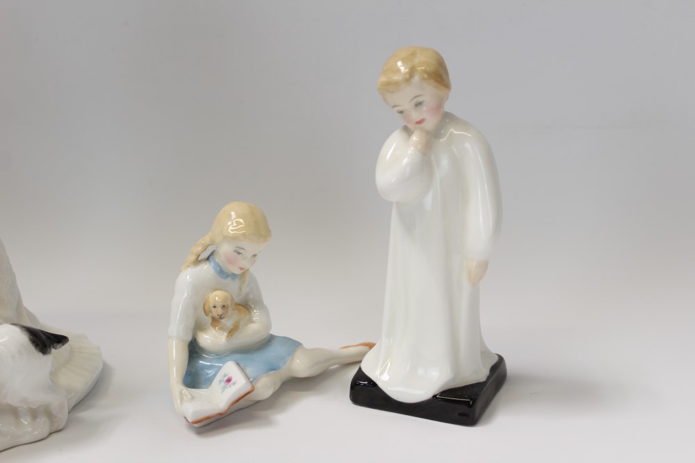 Six Royal Doulton figures - My Pet HN2238, Darling HN1985, Sarah HN3857, Celeste HN2237, - Image 4 of 6