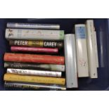 Books: Peter Carey - thirteen volumes - including 1st of the Fat Man in History