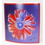 Rosenthal Studio-Line Andy Warhol vase decorated with daisies, 34cm high,