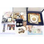 Coins selection - including Silver Proof Centenary Crown £5.