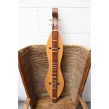 Appalachian dulcimer in fitted case