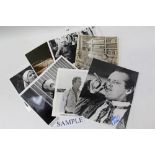 Autographs - stage and screen stars - including film stills - Michael Caine, Peter O'Toole,