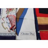 1950s B.O.A.C. commemorative silk scarf - hand-painted central B.O.A.C.