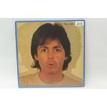 Autograph - Paul McCartney hand-signed album McCartney II - Indentation of signature - possibly