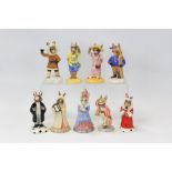 Five Royal Doulton Bunnykins of the Year figures - Father, Winter Lapland, Eskimo,