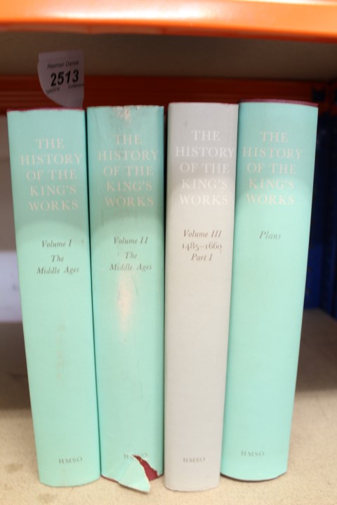 Books: (Brown, Colvin & Taylor) History of The King's Works, 1963 volumes 1 and 2,