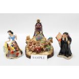 Disney Showcase selection and others relating to Snow White and the Seven Dwarfs - all boxed