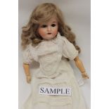 Dolls - Armand Marseille Dream Baby 351 / 5K and another doll - bisque head mark 8,