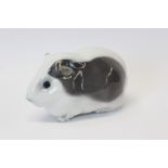 Royal Copenhagen porcelain model of a guinea-pig,