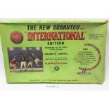 Subbuteo Table Soccer International Edition - boxed, plus a selection of teams,