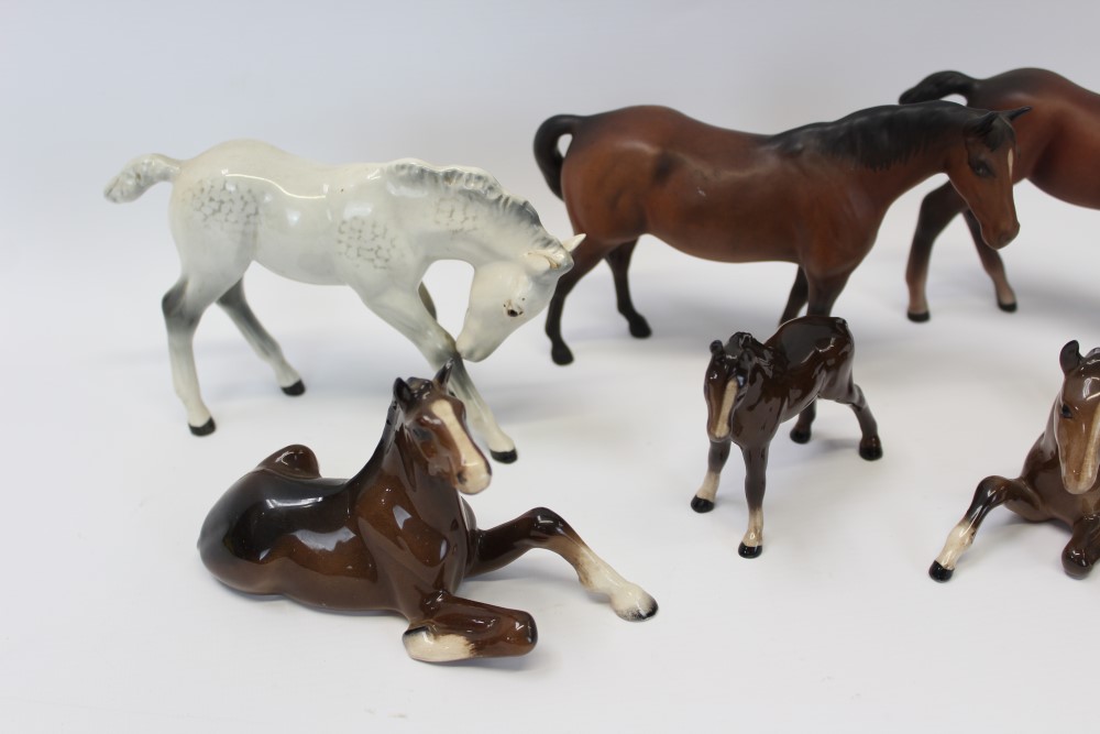 Six Beswick foals - Image 2 of 7