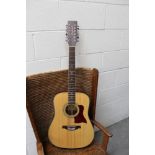 Tanglewood acoustic twelve-string guitar, model no.