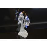 Swarovski crystal model - Malachite Kingfisher,